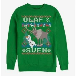 Promo 😀 Disney Frozen Olaf And Sven Sweatshirt 😍