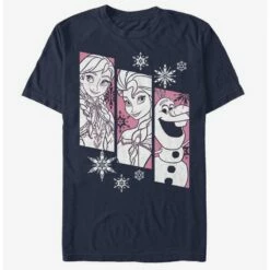 Hot Sale 🛒 Disney Frozen Snow Trio T-Shirt 🔔