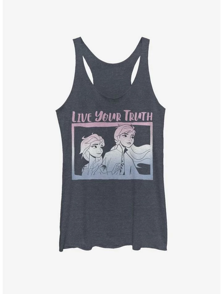 Discount 😀 Disney Frozen 2 Live Your Truth 👧 Girls Tank ⌛