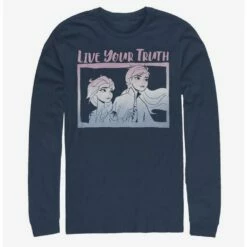 Hot Sale 🧨 Disney Frozen 2 Live Your Truth Long-Sleeve T-Shirt 👍
