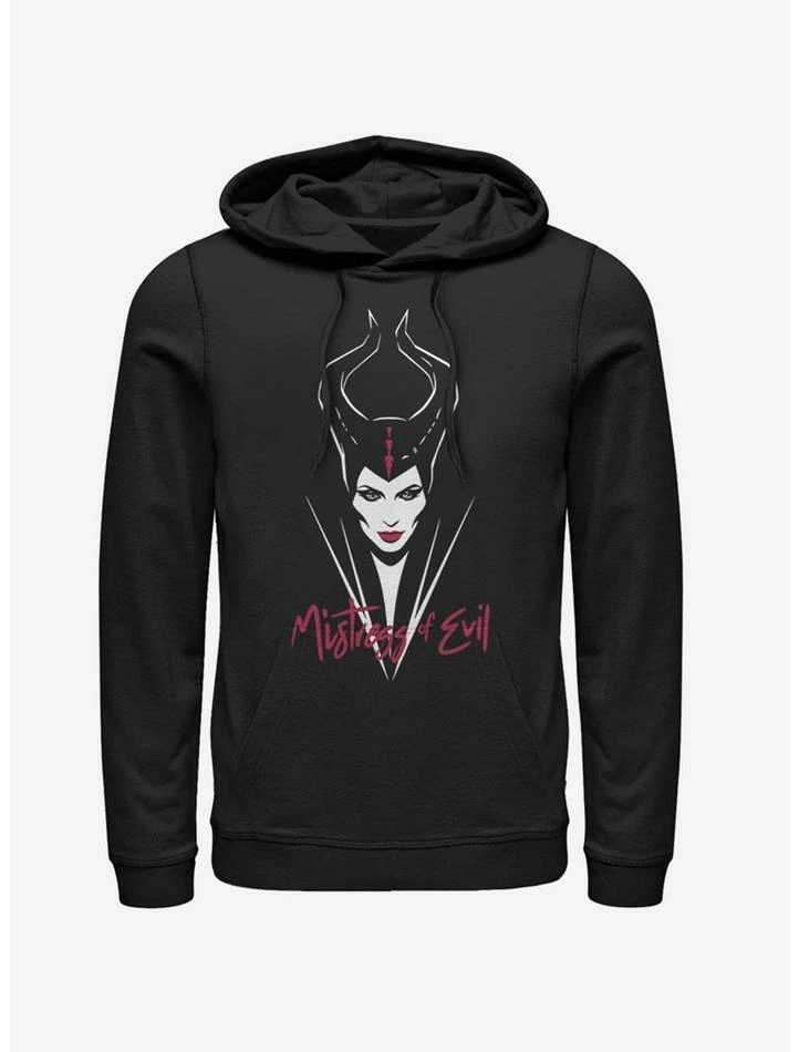 Cheapest 😀 Disney Maleficent: Mistress Of Evil Red Lips Hoodie ✨