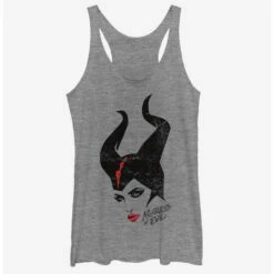 Outlet 🧨 Disney Maleficent: Mistress Of Evil Red 💄 Lipstick 👧 Girls Tank 🥰