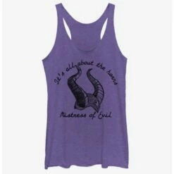 Coupon ⭐ Disney Maleficent: Mistress Of Evil All About The Horns 👧 Girls Tank ⌛