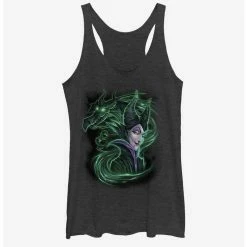 Budget 🛒 Disney Villains Maleficent Dark Magic 👧 Girls Tank 🤩