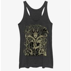 Hot Sale 👏 Disney Villains Maleficent Curse Of Maleficent 👧 Girls Tank ❤️