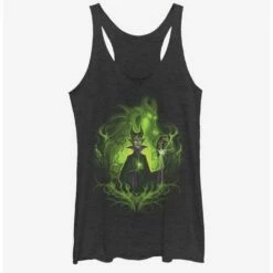 Brand new 💯 Disney Villains Maleficent Dark Fairy 👧 Girls Tank 😍