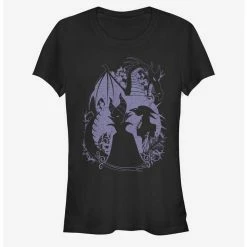 Best Sale ⭐ Disney Villains Maleficent Bone Heart 👧 Girls T-Shirt 💯