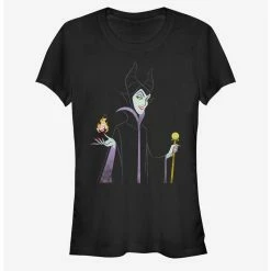 Outlet ✨ Disney Villains Maleficent Minimal Maleficent 👧 Girls T-Shirt 🎉