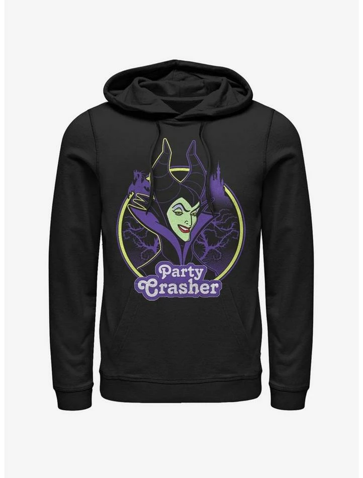 Top 10 ๐ Disney Villains Maleficent Party Crasher Hoodie ๐