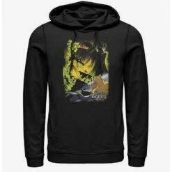 Promo 🛒 Disney Villains Maleficent Sleeping Poster Hoodie ⭐