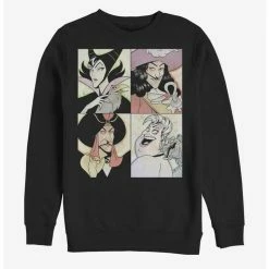 Top 10 ⌛ Disney Villains Maleficent Anime Villains Sweatshirt 😀