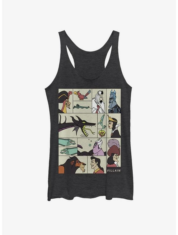 New 🌟 Disney Villains Villainous 👧 Girls Tank ✔️