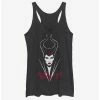 New 🔥 Disney Maleficent: Mistress Of Evil Red Lips 👧 Girls Tank 👍