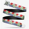 Deals ❤️ Disney Pixar Toy Story Buzz Lightyear Space Ranger Stripe Seatbelt Belt 🛒