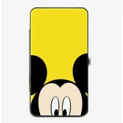 Cheapest 😉 Disney Mickey Mouse Eye Yellow Buttons Hinged Wallet 👏