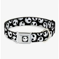 Wholesale ⌛ The Nightmare Before 🎄 Christmas Jack Scattered Expressions 🐕 Dog Collar Seatbelt Buckle ✨