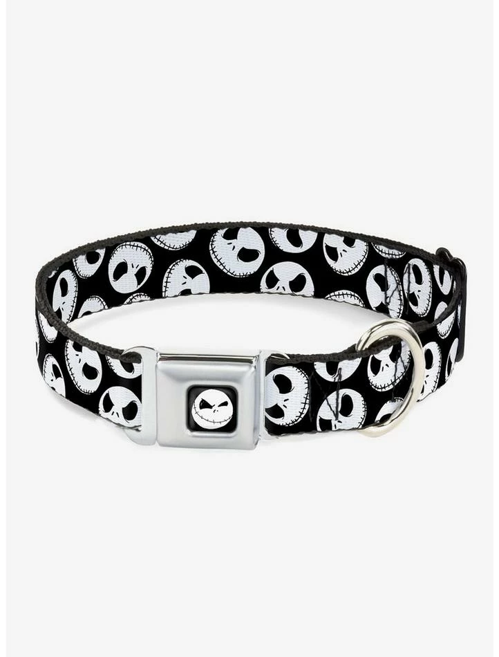 Wholesale ⌛ The Nightmare Before 🎄 Christmas Jack Scattered Expressions 🐕 Dog Collar Seatbelt Buckle ✨