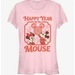 Flash Sale ⌛ Disney Mickey Mouse Happy Mouse Year 👧 Girls T-Shirt 🔥