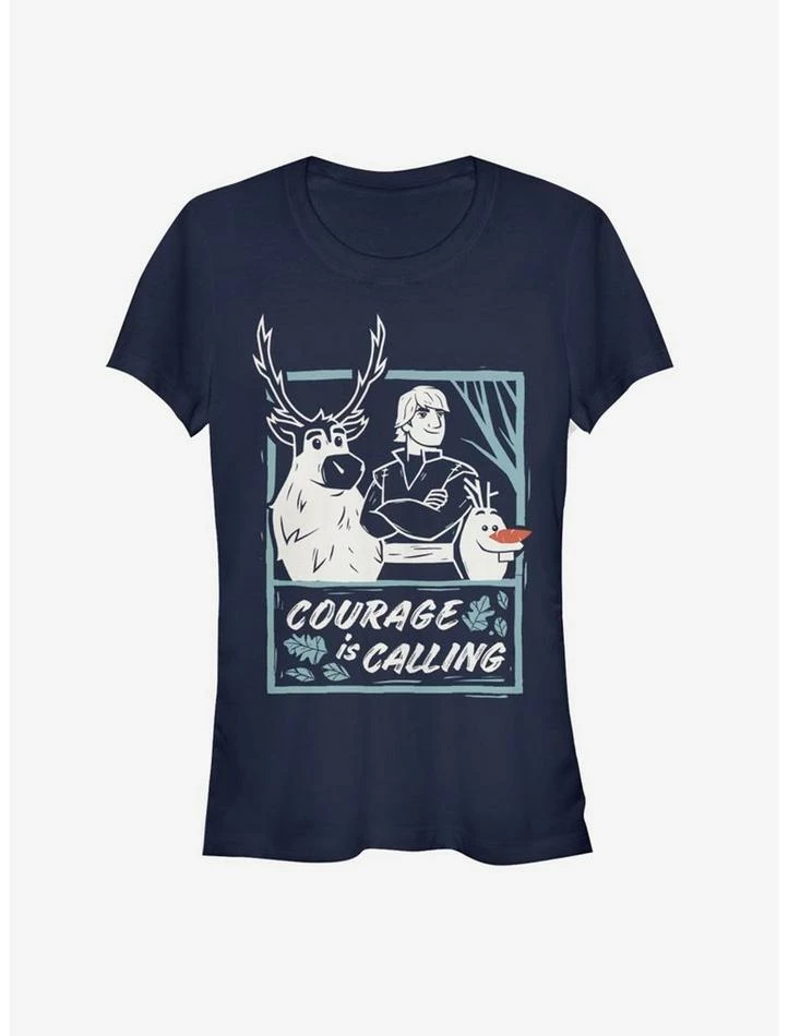 Best Sale 🎁 Frozen 2 Courage Calls 👧 Girls T-Shirt 👏