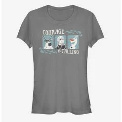 Best deal 🔥 Frozen 2 Courage Woodcut 👧 Girls T-Shirt 👏
