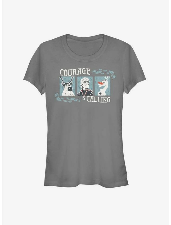 Best deal ๐ฅ Frozen 2 Courage Woodcut ๐ง Girls T-Shirt ๐