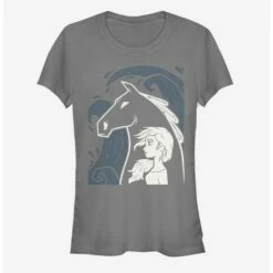 Deals 👏 Frozen 2 Elsa Linocut 👧 Girls T-Shirt 😀