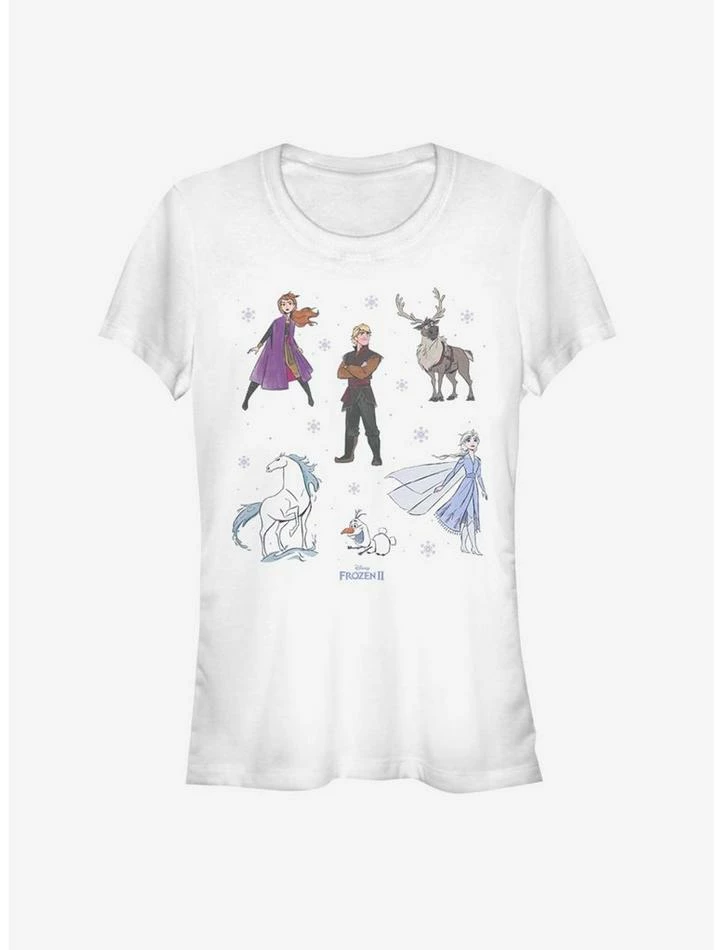 Best Pirce โญ Frozen 2 Frozen Doodles ๐ง Girls T-Shirt โ๏ธ