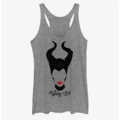 New 🥰 Disney Maleficent: Mistress of Evil Red Lips 👧 Girls Tank 🎉