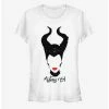 New 🎁 Disney Maleficent: Mistress of Evil Red Lips 👧 Girls T-Shirt 👏
