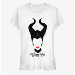 New 🎁 Disney Maleficent: Mistress of Evil Red Lips 👧 Girls T-Shirt 👏