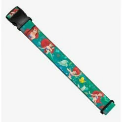 Discount 🌟 Disney The Little Mermaid Ariel Flounder Poses Luggage Strap 🥰