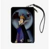 Best Sale 🌟 Disney Snow White Evil Queen Old Hag Apple Scene Wallet Canvas Zip Clutch 🎁