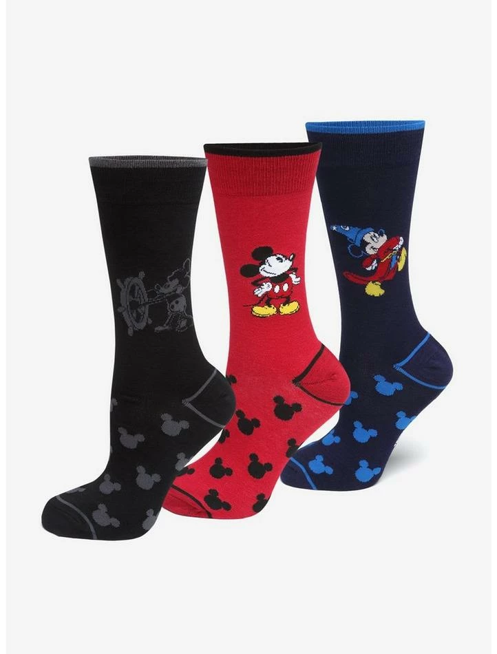 Budget 🛒 Disney Mickey 3 Pair 🧦 Socks Gift Set 🔔 - Image 2