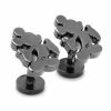 Best Pirce ⌛ Disney Mickey Mouse Black Silhouette Cufflinks 😍