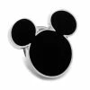 Promo 🌟 Disney Mickey Mouse Black Silhouette Lapel Pin 👍