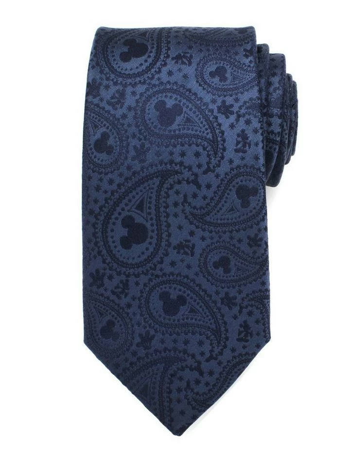Coupon 🔥 Disney Mickey Mouse Navy Paisley Tie 🤩