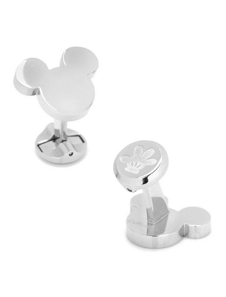 Brand new ๐งจ Disney Mickey Mouse Silhouette Stainless Steel Cufflinks ๐ - Image 2