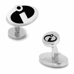 New 🤩 Disney Pixar Incredibles Logo Cufflinks ⌛