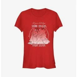 Outlet ⌛ Disney Princesses Shine Bright From Sister 👧 Girls T-Shirt 🤩