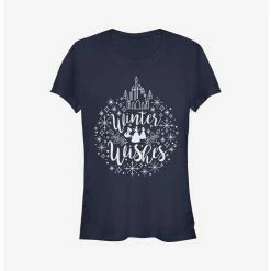 Best Pirce 🎁 Disney Princesses Winter Wishes Holiday 👧 Girls T-Shirt ❤️