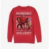 Best Pirce 🤩 Disney Pixar The Incredibles Incredible Holiday Ugly ❄ Christmas Sweater Sweatshirt 😍