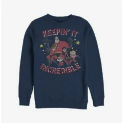 Best Pirce 🥰 Disney Pixar The Incredibles Keepin' It Incredible Sweatshirt 🎁