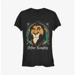 Outlet ✔️ Disney The Lion King Define Naughty Holiday 👧 Girls T-Shirt 🔔