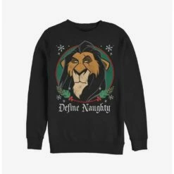 Top 10 🎉 Disney The Lion King Define Naughty Holiday Sweatshirt 😍