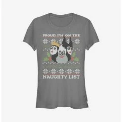 Cheap 👏 Disney Villains Naughty And Proud Holiday 👧 Girls T-Shirt 🥰
