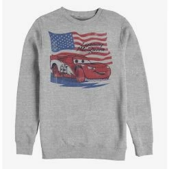 Best deal ✔️ Disney Pixar Cars Lightning Flag Sweatshirt 👏