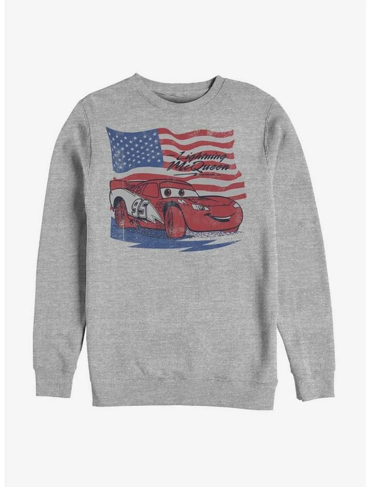 Best deal ✔️ Disney Pixar Cars Lightning Flag Sweatshirt 👏
