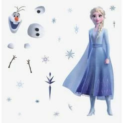 Cheapest ๐ฏ Disney Frozen 2 Elsa And Olaf Peel And Stick Giant Wall Decals ๐
