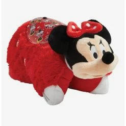 Best Sale ❤️ Disney Minnie Pillow Pets Rockin the Dots Plush Sleeptime Lite 👏