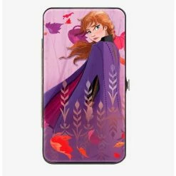 Best deal ❤️ Disney Frozen 2 Anna Swirling Leaves Pose Hinge Wallet 😍
